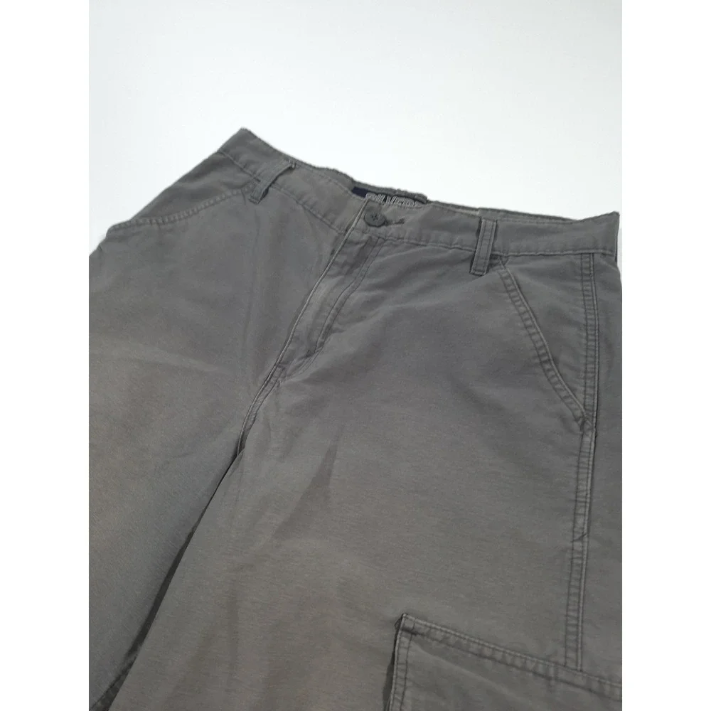 VTG Levis SilverTab Cargo Shorts Youth XL Gray Nylon 12